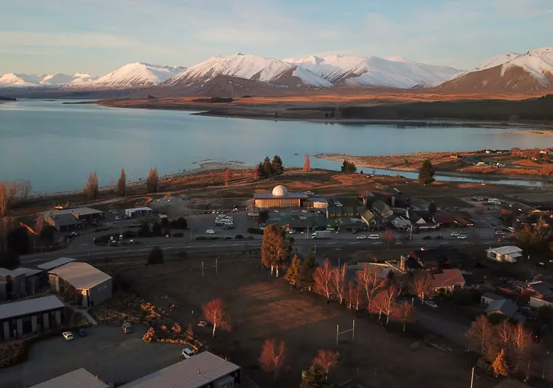 Spectacular views over Lake Tekapo